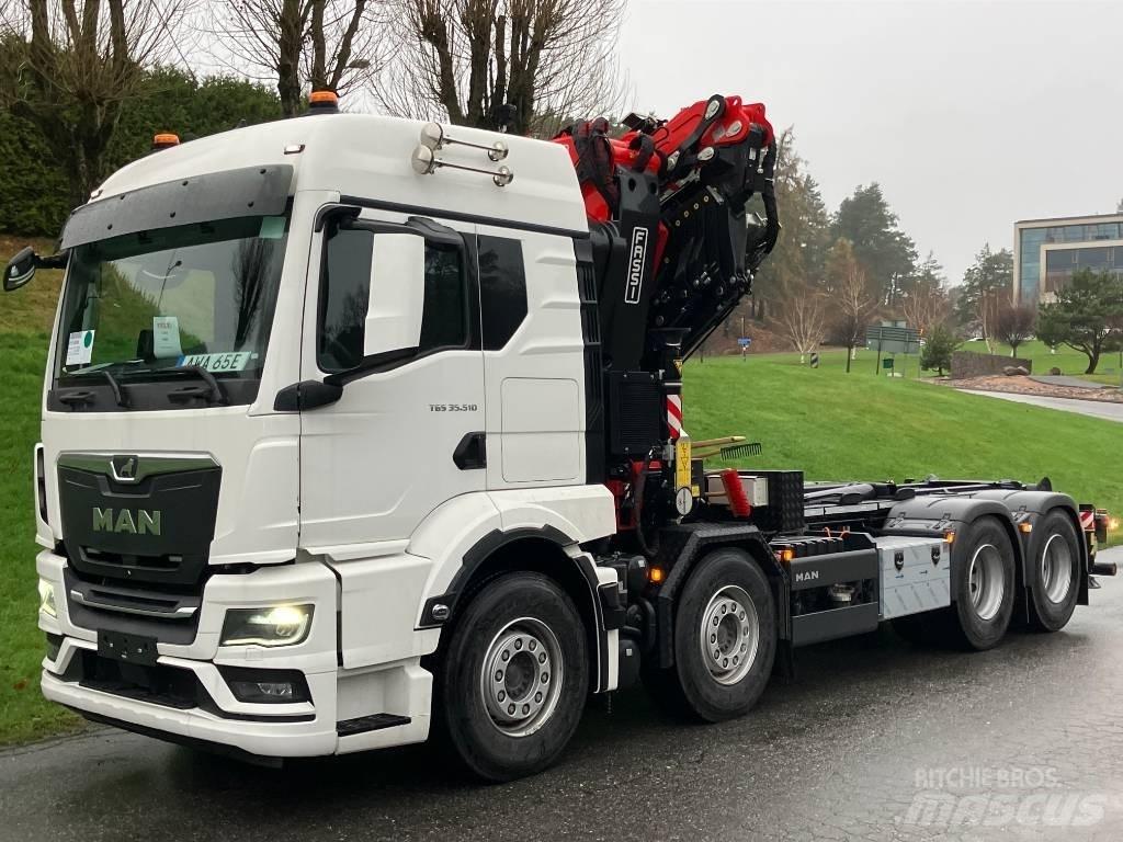MAN TGS 35.510 Autojeřáby, hydraulické ruky