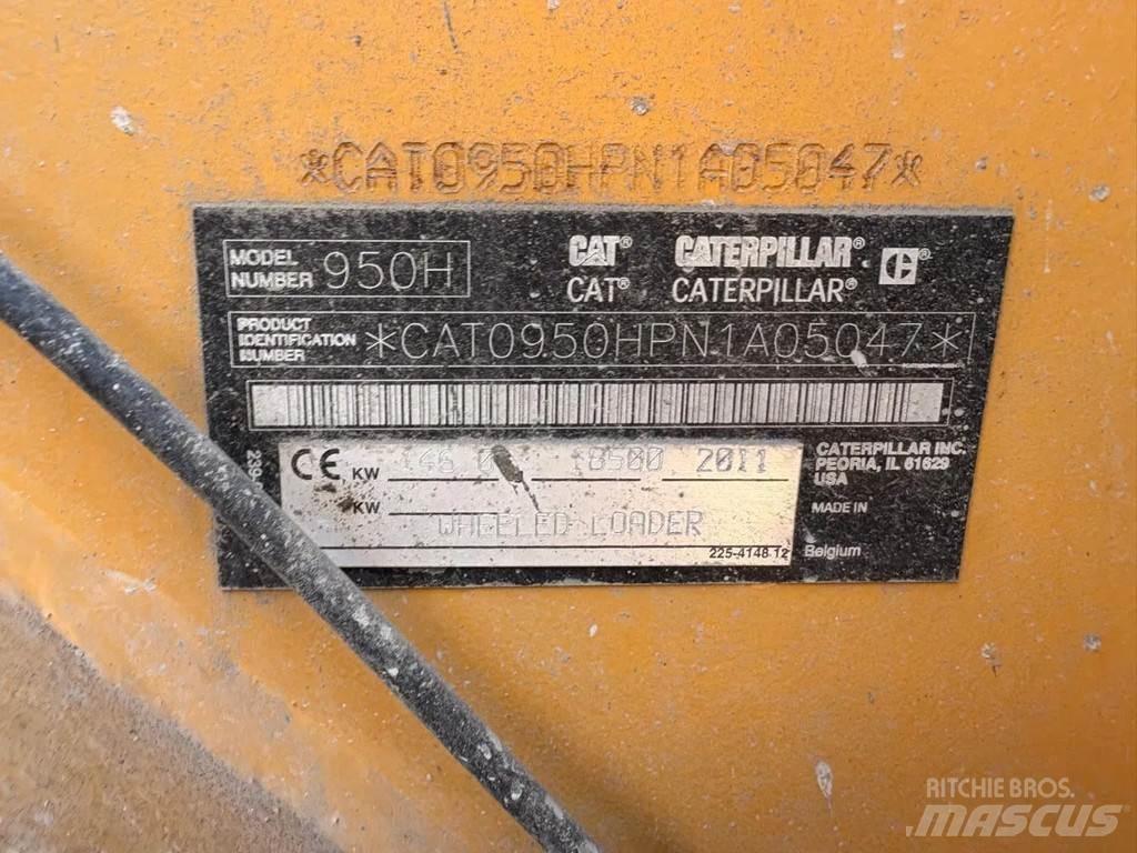 CAT 950H Kolové nakladače