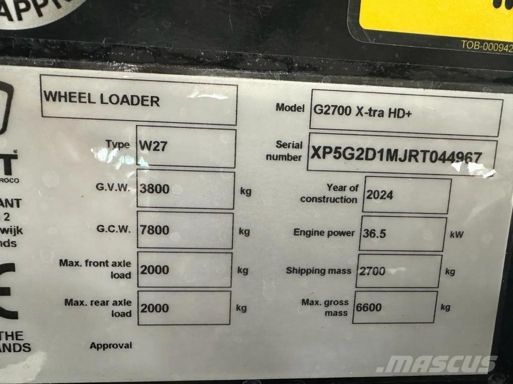 GiANT G2700HD+ Mininakladače