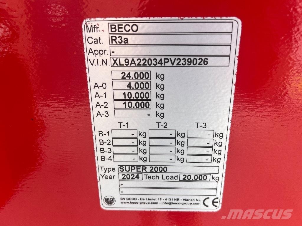 Beco Super 2000 Sklápěcí přívěs
