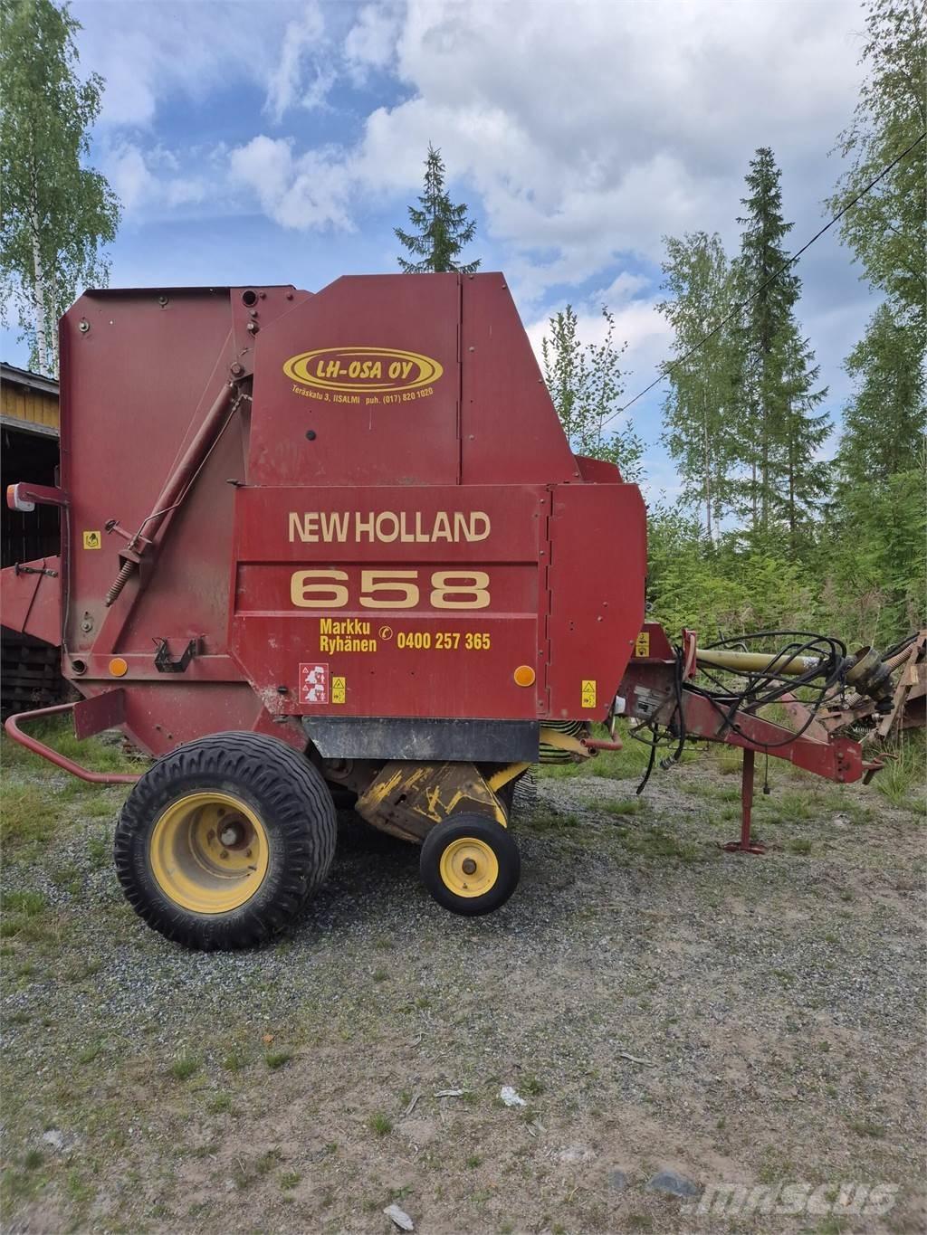 New Holland 658 Lis na válcové balíky