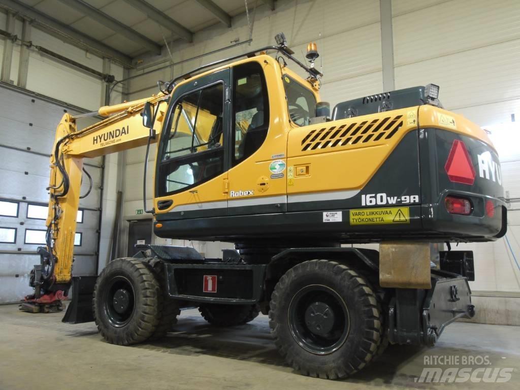 Hyundai R 160 W-9A Kolová rýpadla