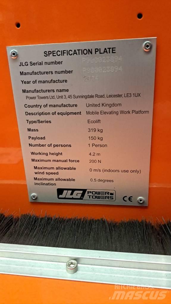 JLG Ecolift (NEW 2024) Další zvedače a plošiny