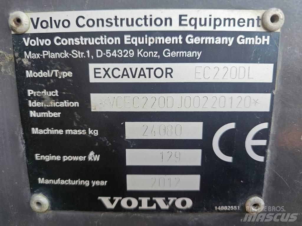 Volvo EC 220 DL Pásová rýpadla