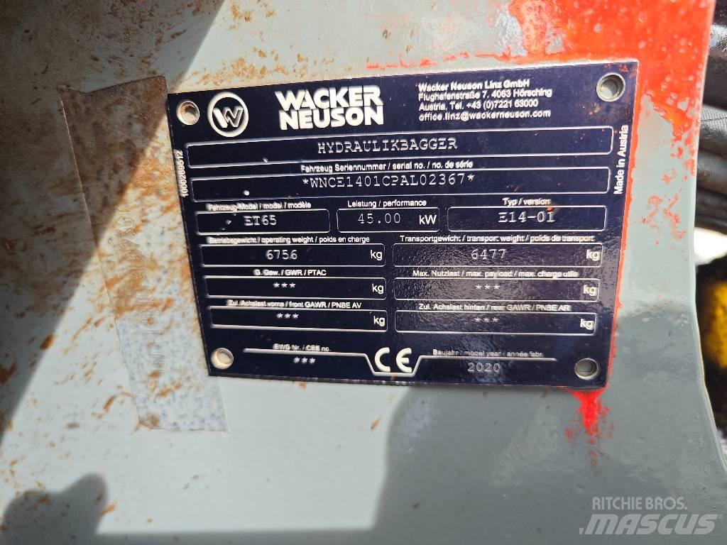 Wacker Neuson ET 65 Pásová rýpadla