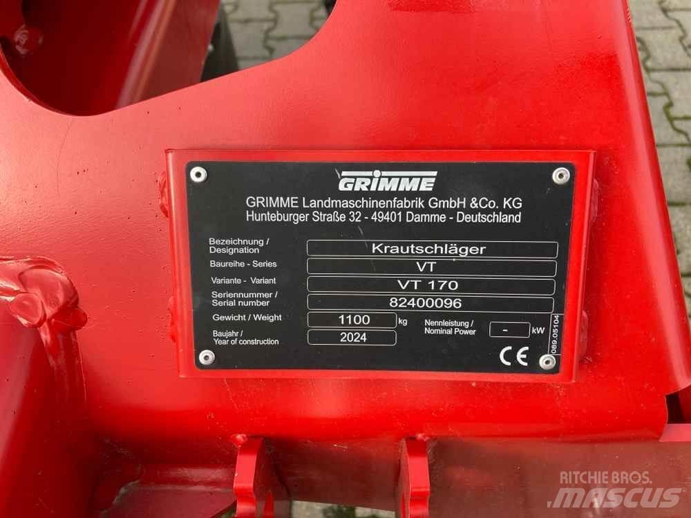 Grimme VT 170 Další