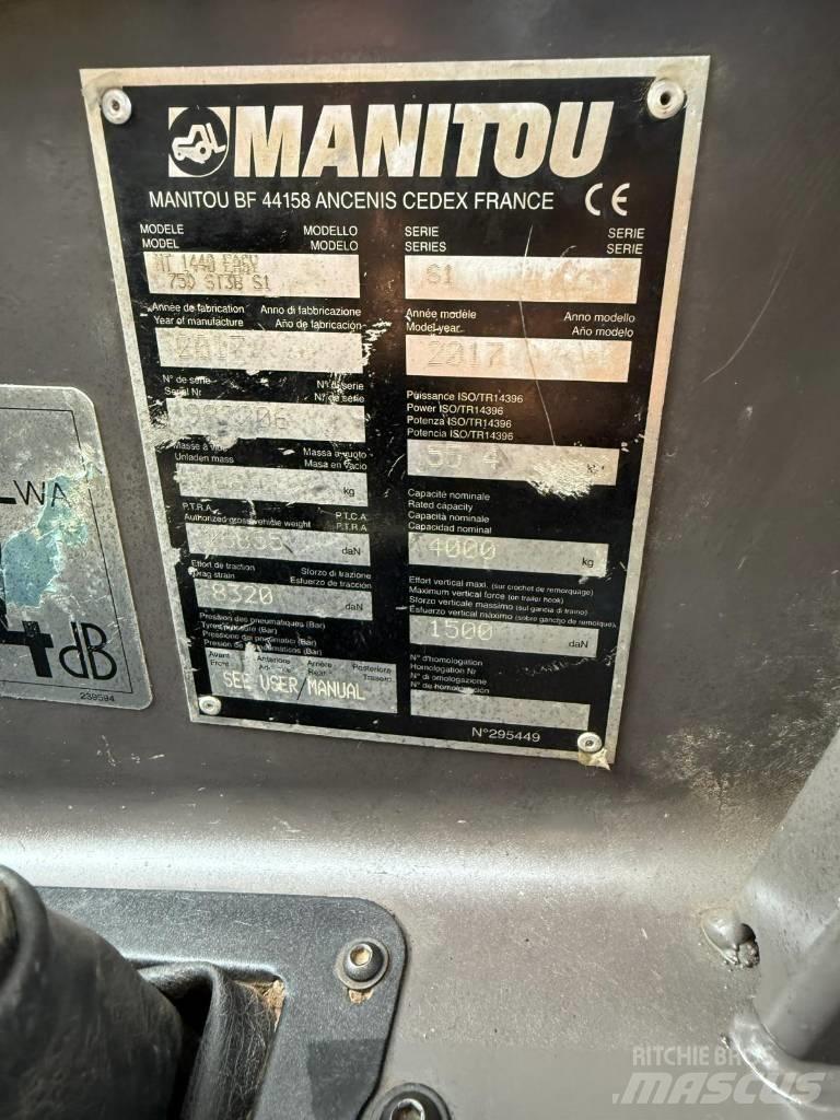Manitou MT 1440 Teleskopické manipulátory