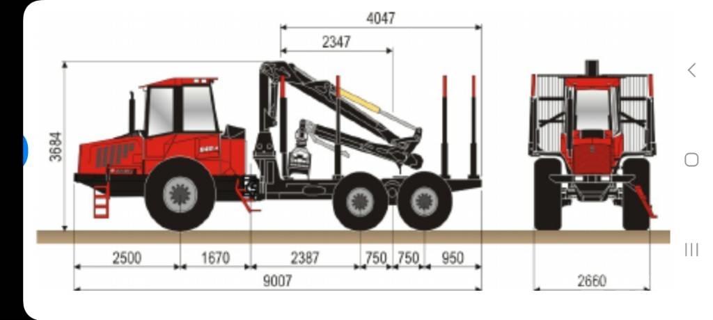 Valmetal 840.2 Vyvážecí traktory