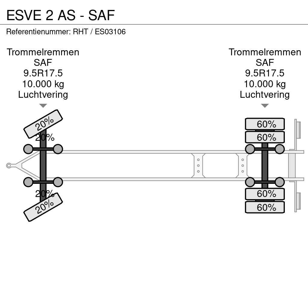 Esve 2 AS - SAF Kontejnerové přívěsy