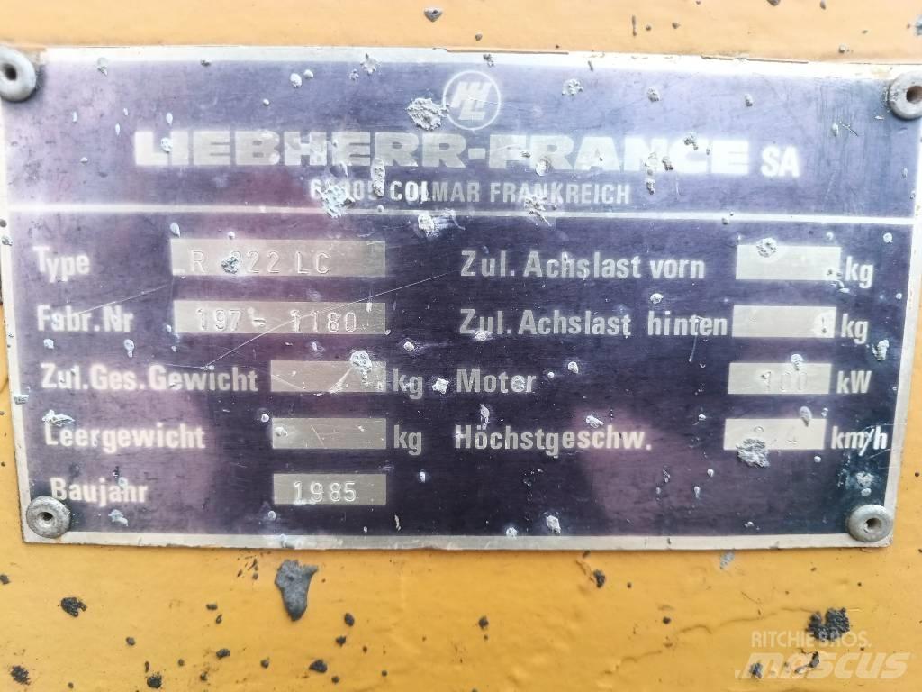Liebherr R 922 L Pásová rýpadla
