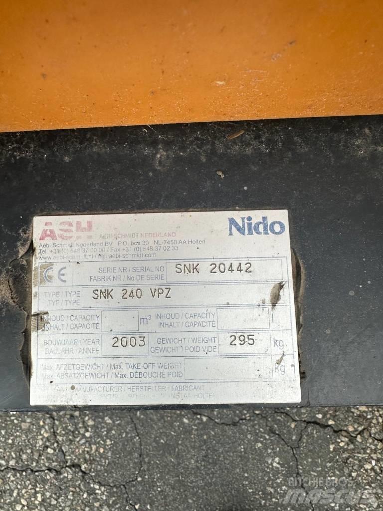 Nido SNK 240 VPZ Sněžné pluhy, přední sněhové radlice