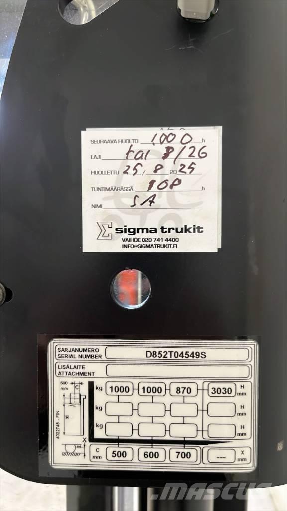 Yale MS 10 Ručně vedené vysokozdvižné vozíky