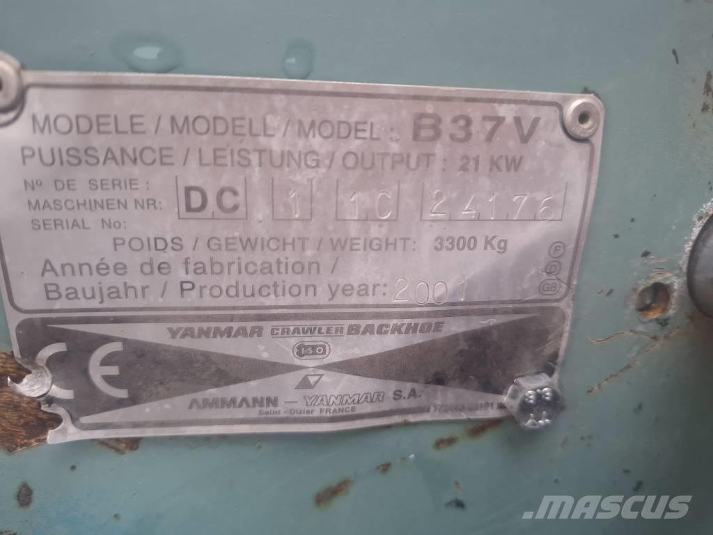 Yanmar B 37 V Mini rýpadla < 7t