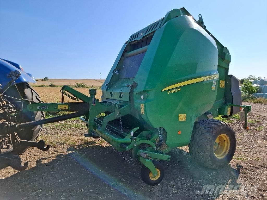 John Deere V461M Lis na válcové balíky