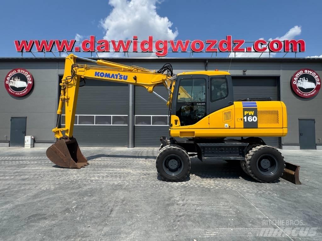 Komatsu PW 160 ES-7K Kolová rýpadla