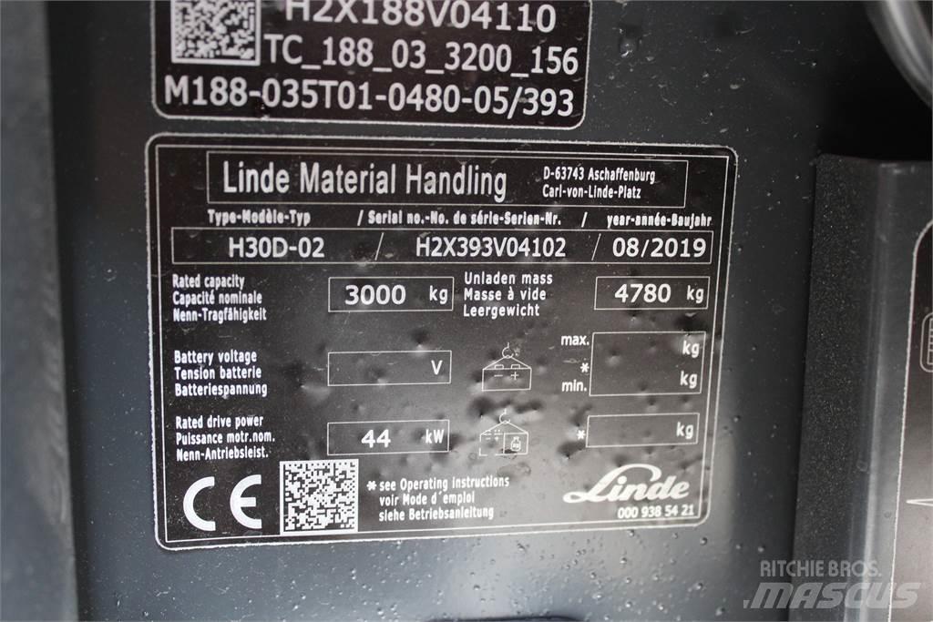 Linde H30D Dieselové vozíky