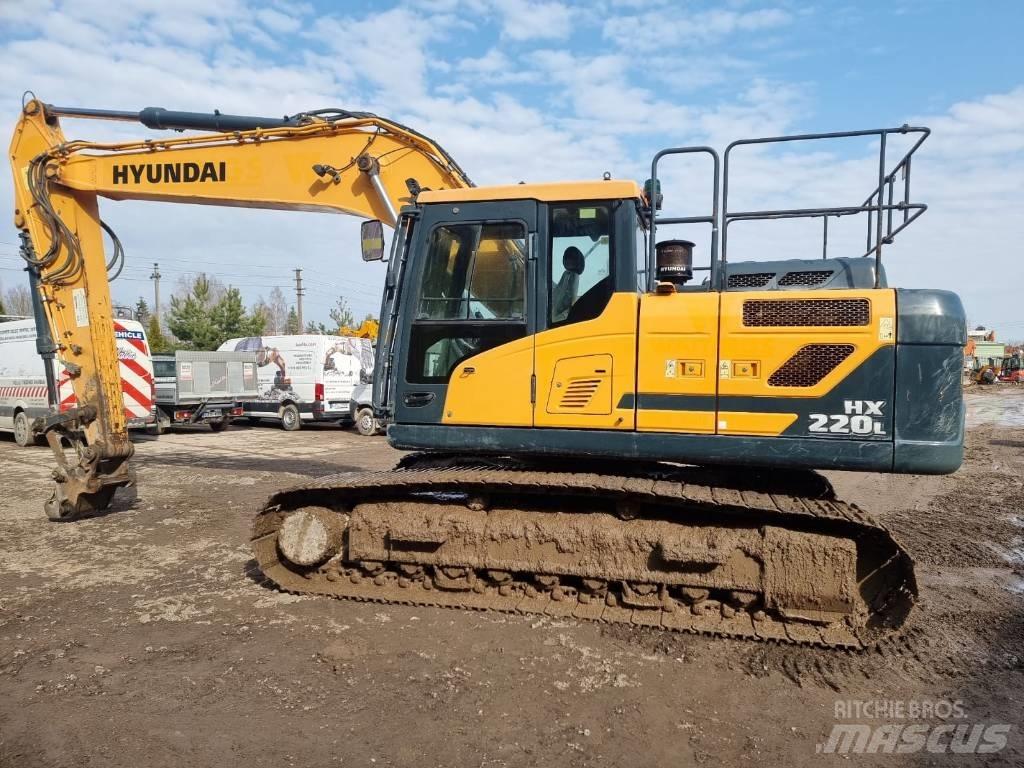 Hyundai HX 220 L Pásová rýpadla