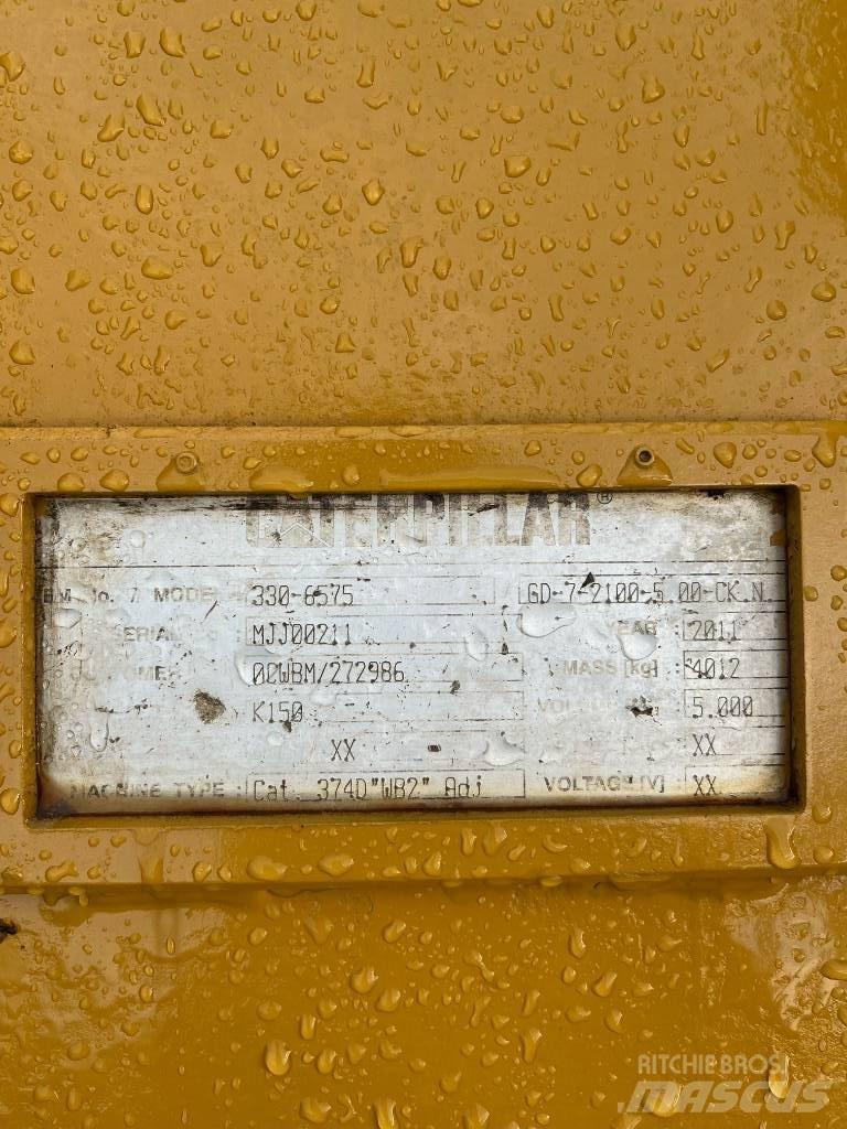 CAT 374 CAT Bucket Lopaty