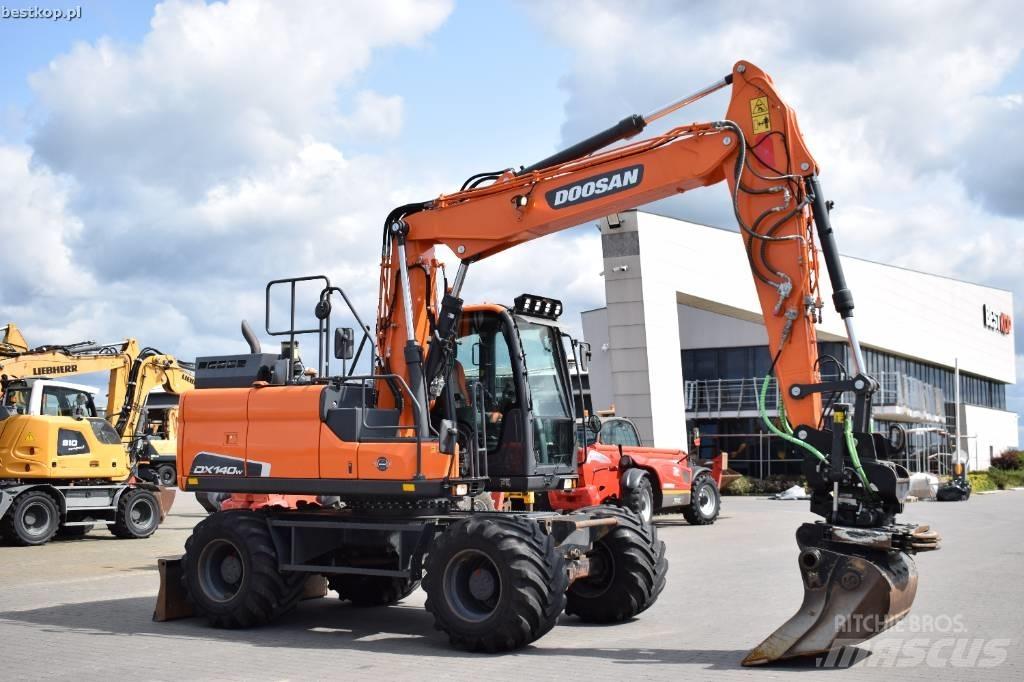 Doosan DX 140 W-5 Kolová rýpadla