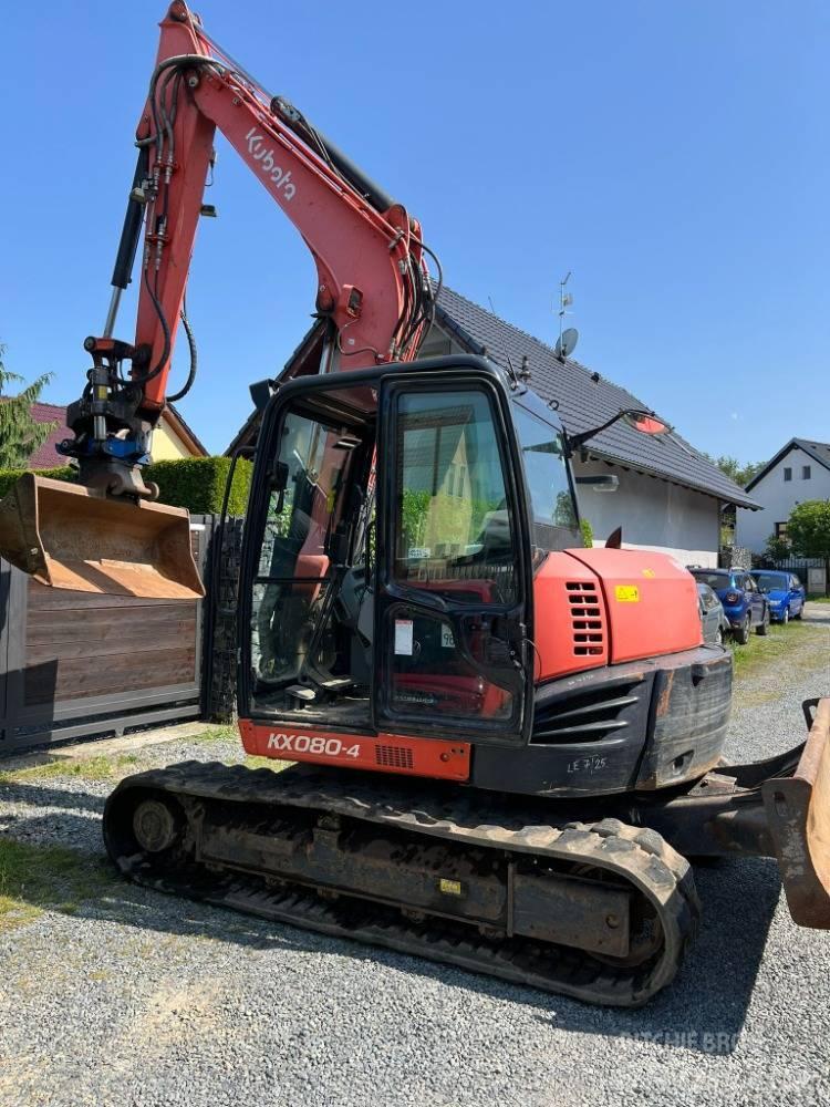 KOBOTA KX 080-4 Midi rýpadla 7t - 12t
