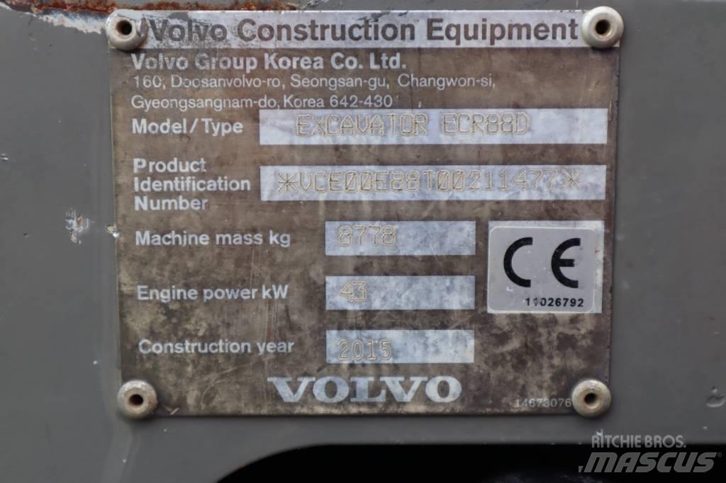 Volvo ECR88D Midi rýpadla 7t - 12t