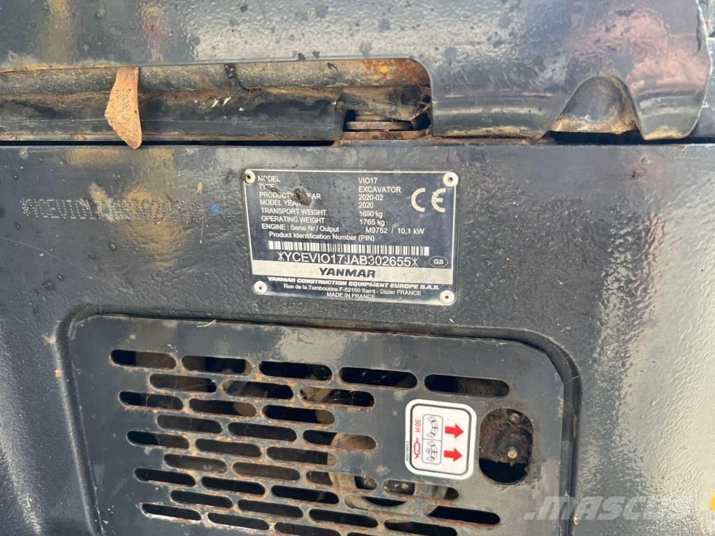 Yanmar Vio 17 Mini rýpadla < 7t