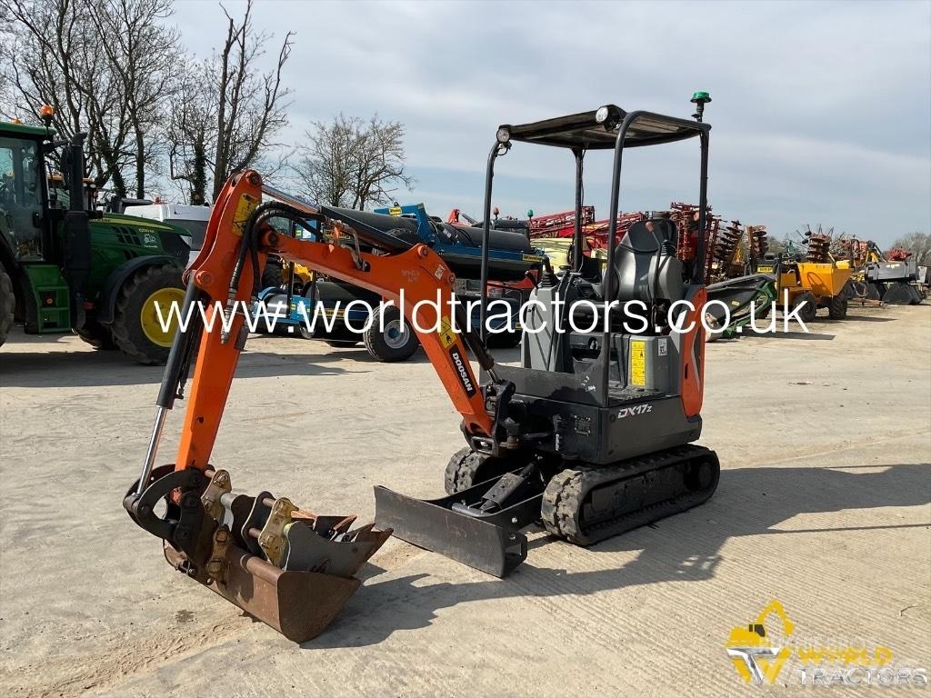 Doosan DX 17 Mini rýpadla < 7t
