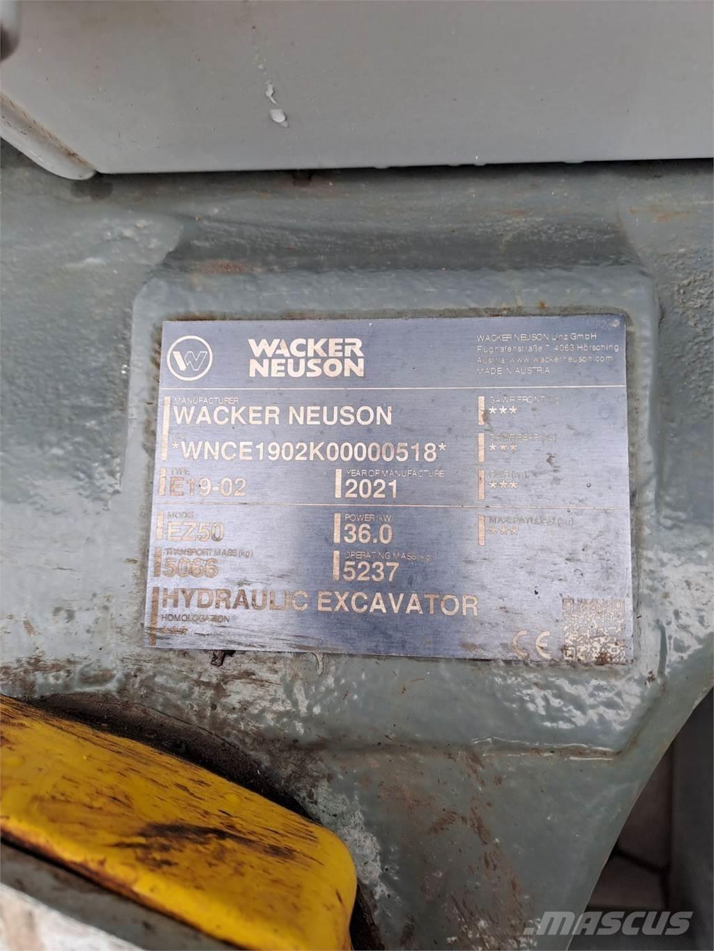 Wacker Neuson EZ50 Pásová rýpadla
