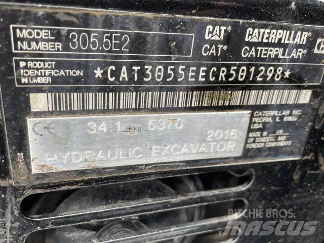 CAT 305,5 E2 Mini rýpadla < 7t