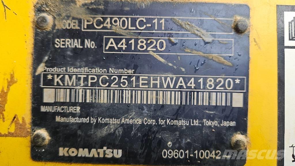 Komatsu PC 490 LC-11 Pásová rýpadla