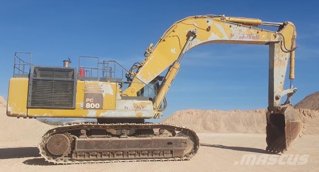 Komatsu PC 800-6 Pásová rýpadla