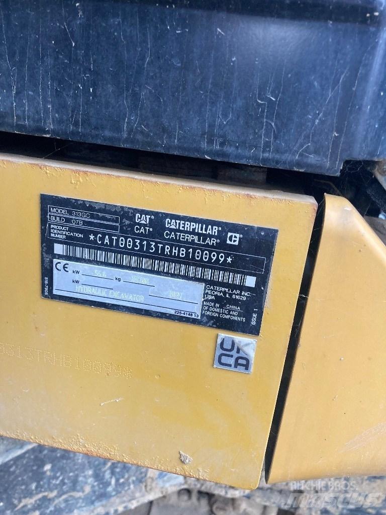 CAT 313 GC - nextgen Pásová rýpadla