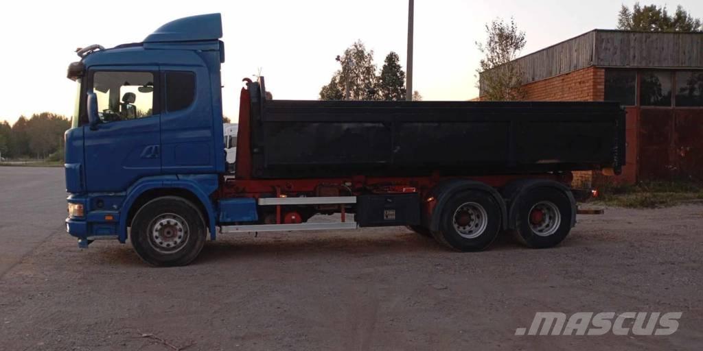 Scania 124 C 420 Hákový nosič kontejnerů