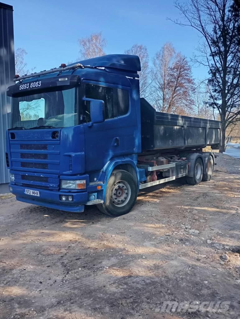 Scania 124 C 420 Hákový nosič kontejnerů