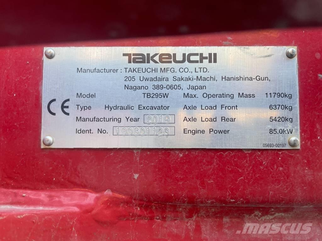 Takeuchi TB 295 W Kolová rýpadla