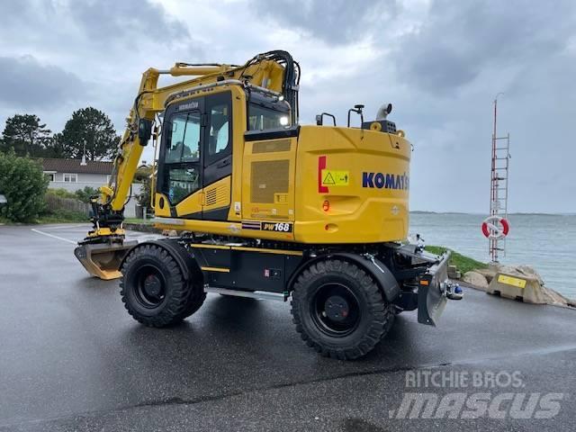 Komatsu PW168-11 Kolová rýpadla