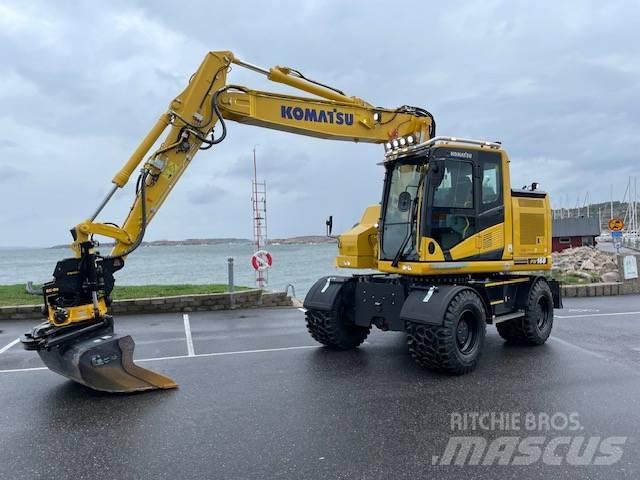 Komatsu PW168-11 Kolová rýpadla