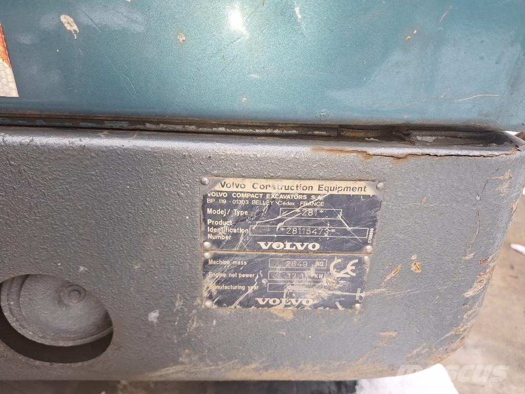 Volvo EC 25 Mini rýpadla < 7t