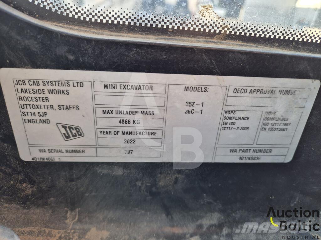JCB 36C-1 Mini rýpadla < 7t