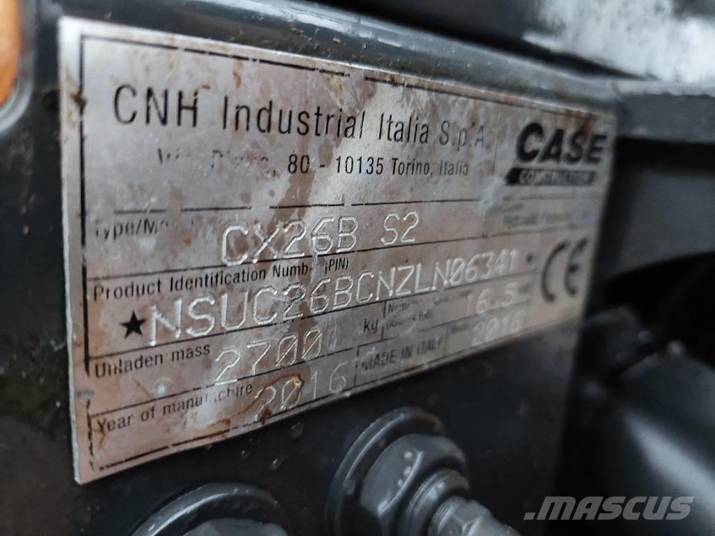 CASE CX 26 B Mini rýpadla < 7t