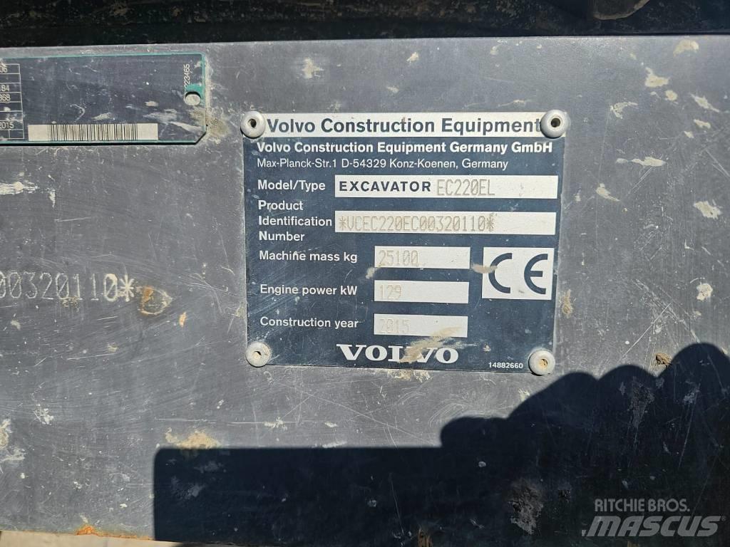 Volvo EC220EL Pásová rýpadla