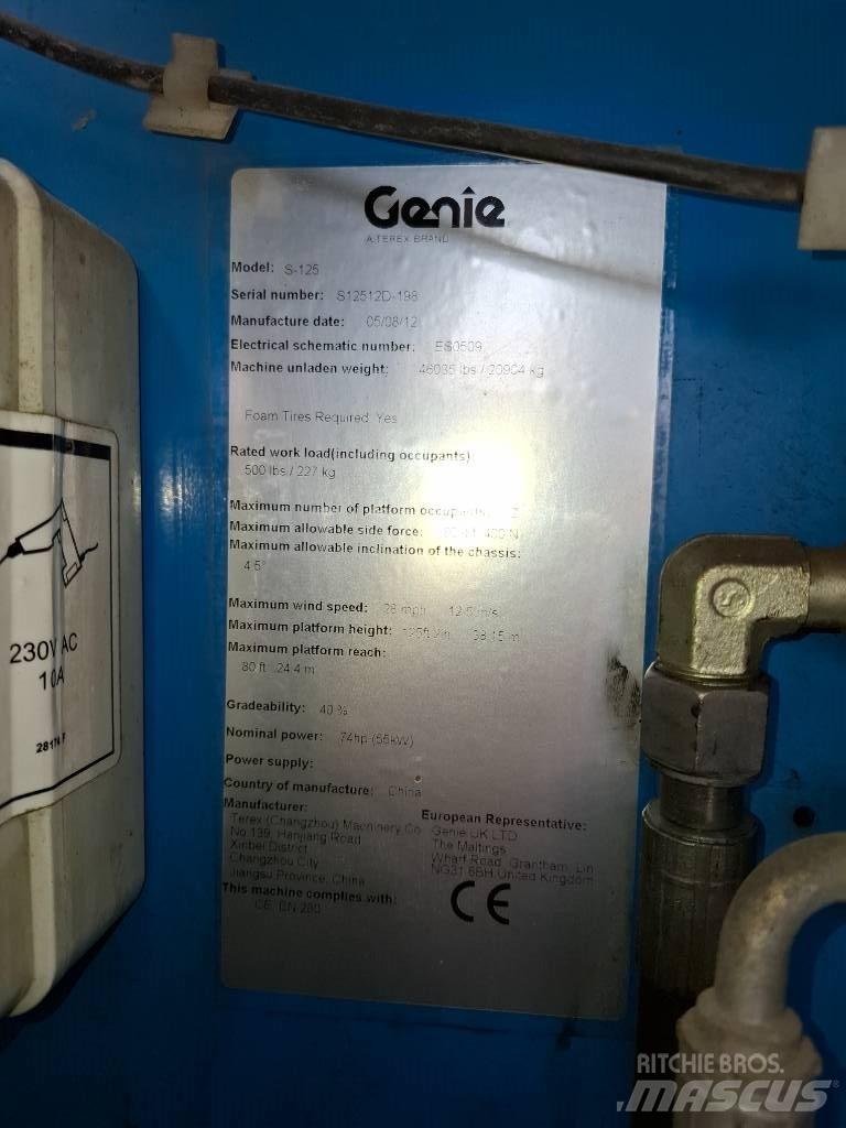 Genie S 125 Teleskopické plošiny