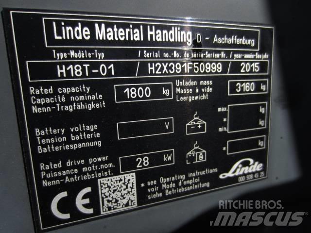 Linde H 18 T-03 LPG vozíky