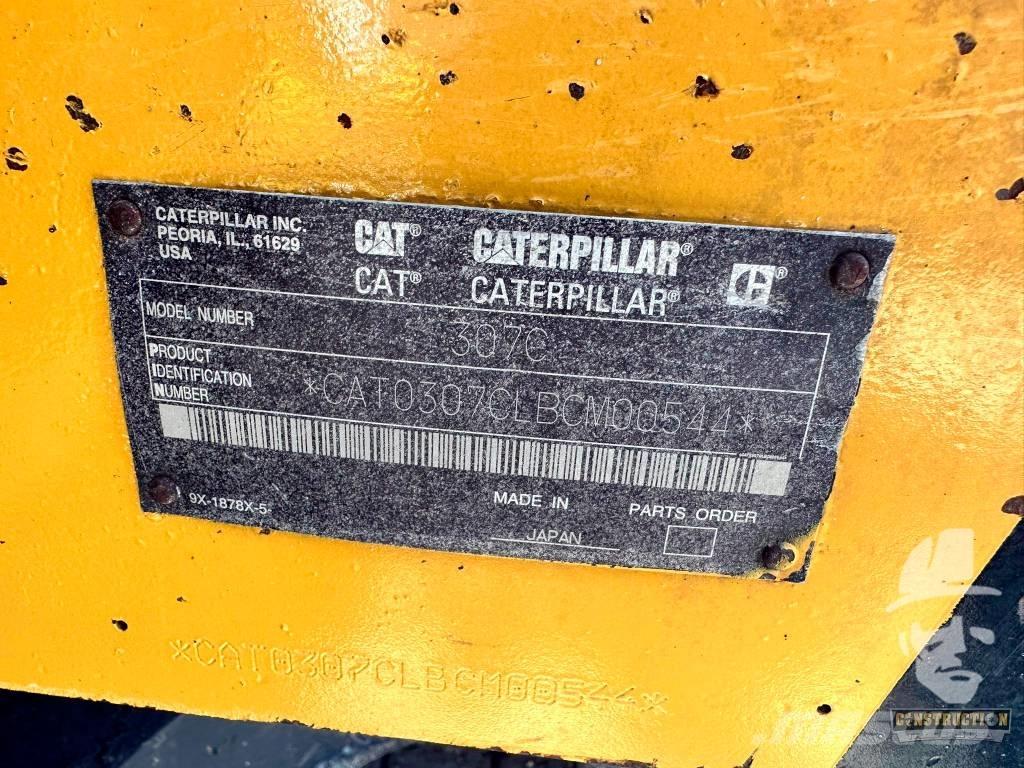 CAT 307 C Pásová rýpadla