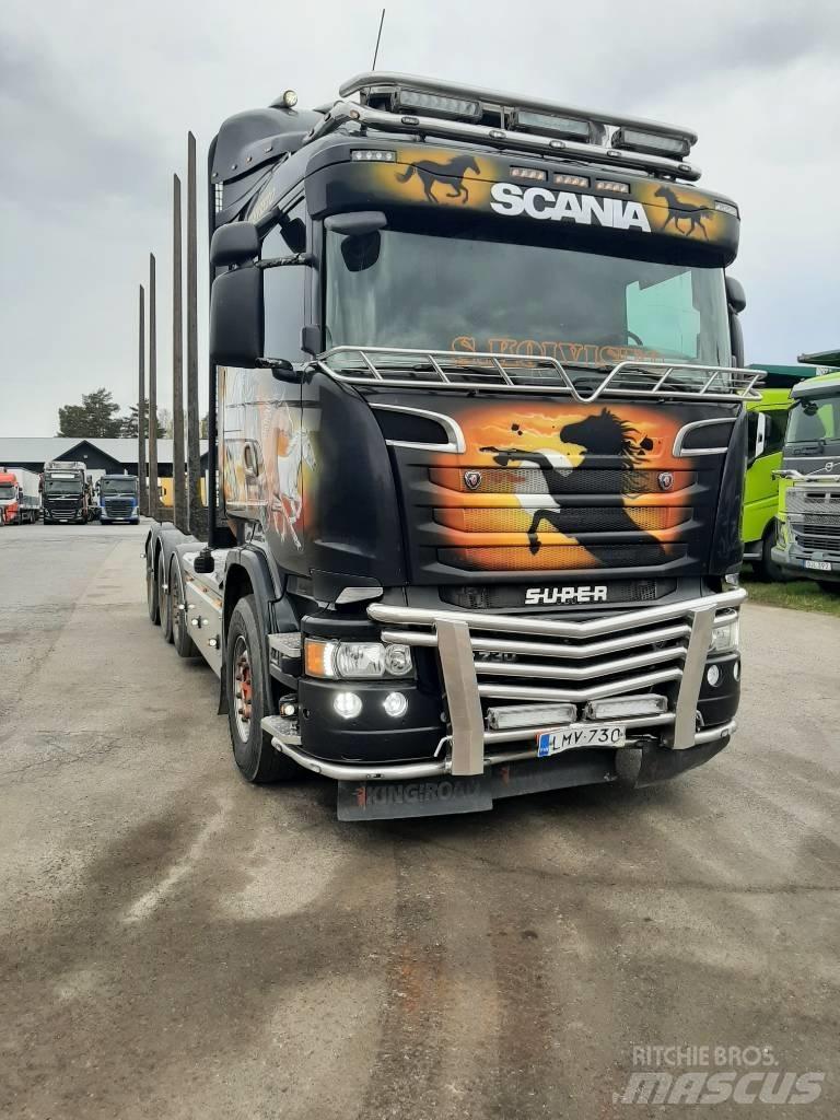 Scania R 730 Vozy na přepravu kmenů
