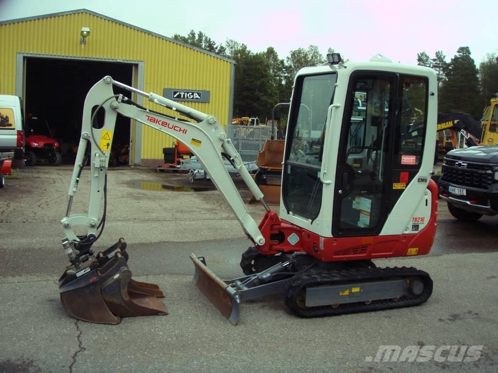 Takeuchi TB 216 Mini rýpadla < 7t