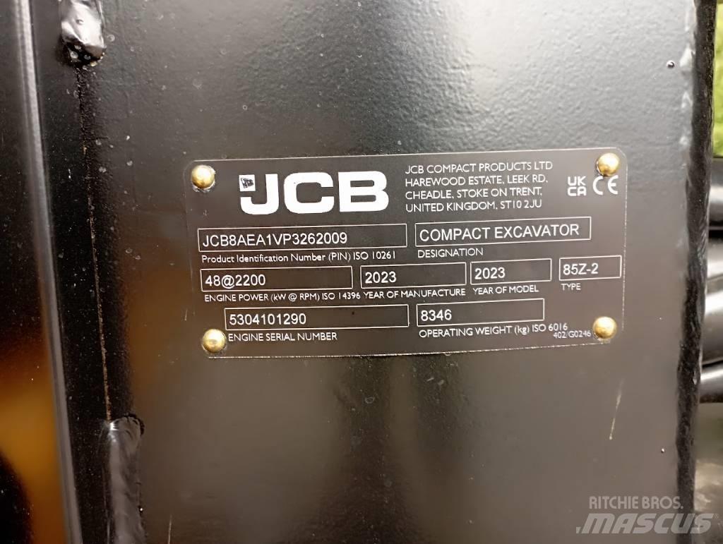 JCB 85Z Midi rýpadla 7t - 12t