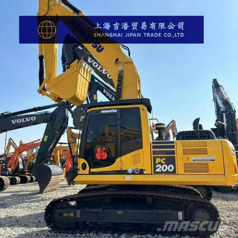 Komatsu PC 200 Pásová rýpadla