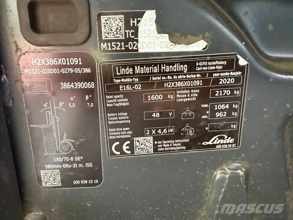 Linde E16L-02 Další