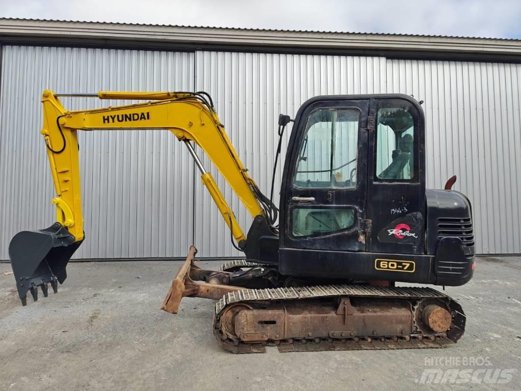 Hyundai R 60-7 Mini rýpadla < 7t